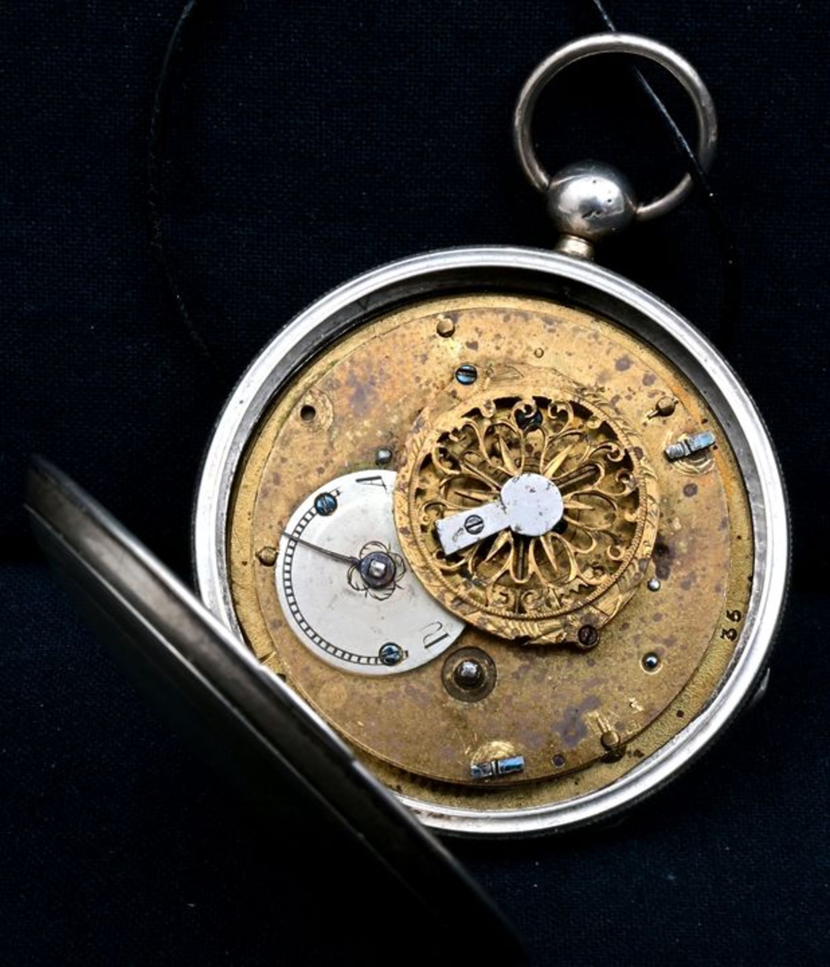 Spindeltaschenuhr / Verge pocket watch - Image 2 of 3