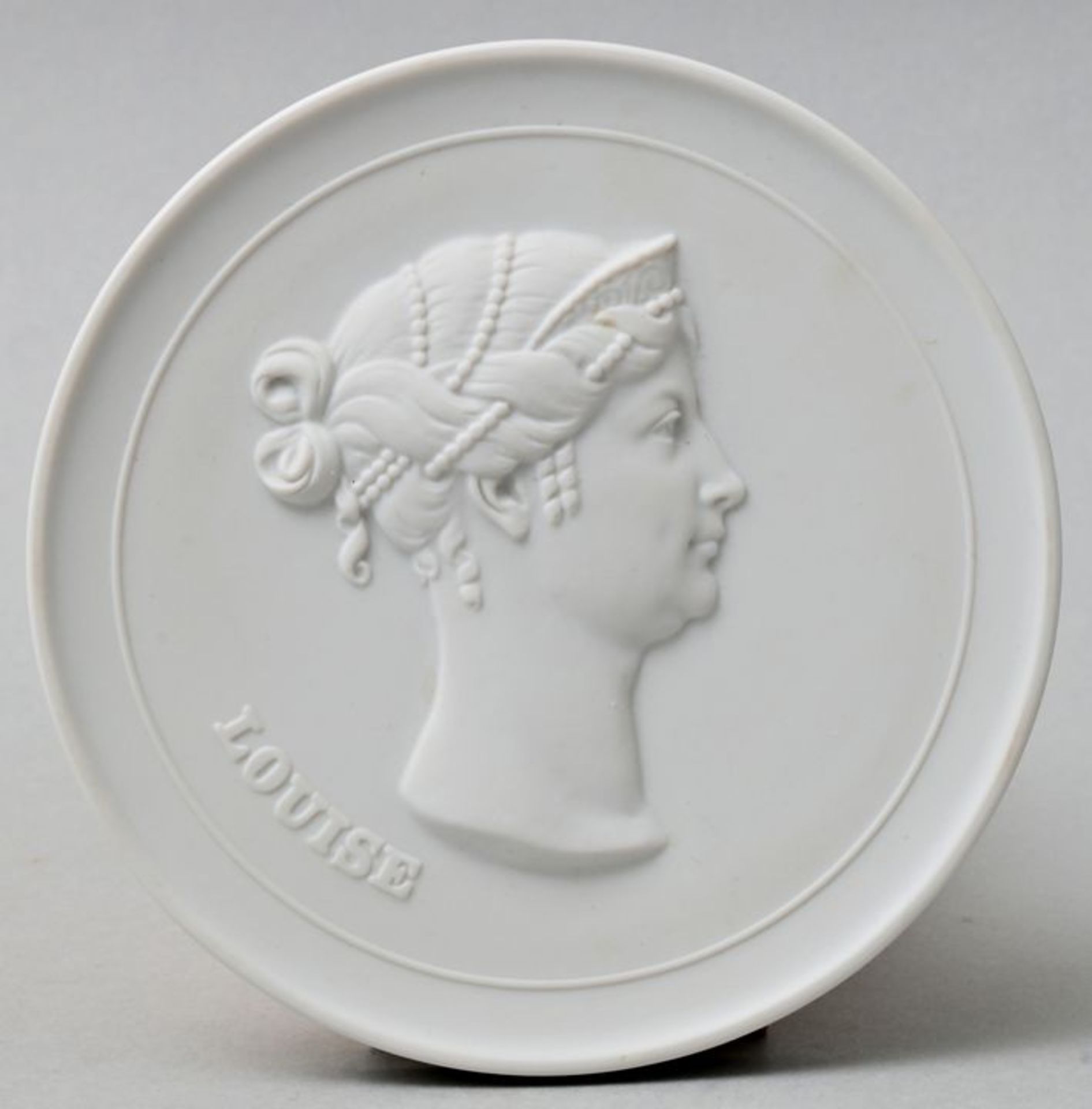 Porzellanplakette Meissen/ porcelain plaque Meissen