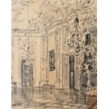 Fritz Beckert: Weißer Saal der Residenz Würzburg/ interiour