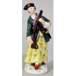 Jägerin, Meissen / porcelain figure, hunter