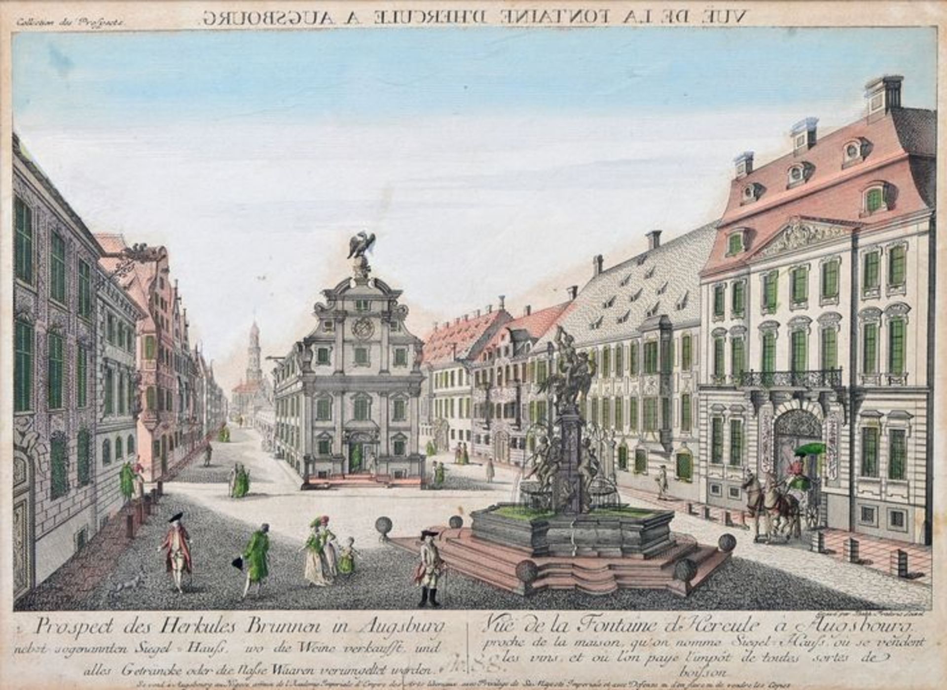 Guckkastenblatt: Augsburg/ optical print