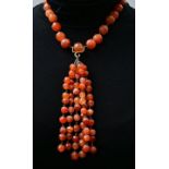 Kette mit Karneol/ carnelian tribal necklace