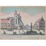 Guckkastenblatt: Augsburg/ view of the city of Augsburg