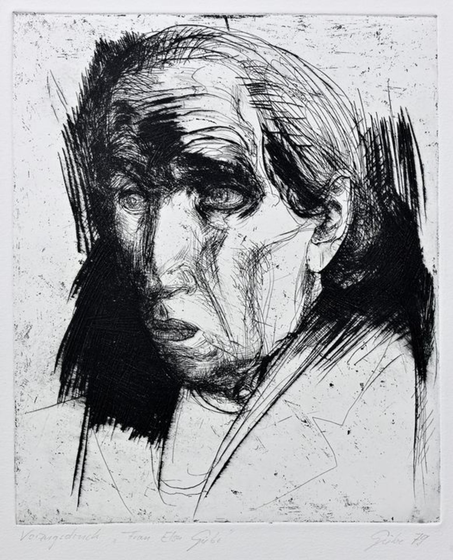 Giebe: Radierung/ etching