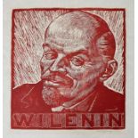 Nehmer: Lenin/ woodcut