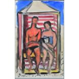 Im Strandkorb/ couple at the beach