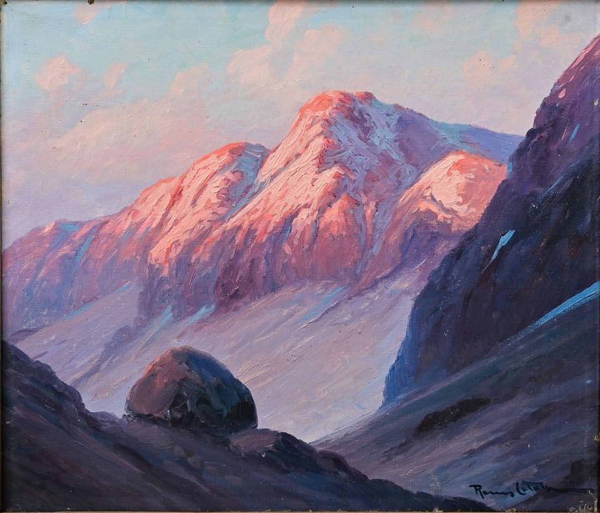 Alpenszene / Alpine scenery