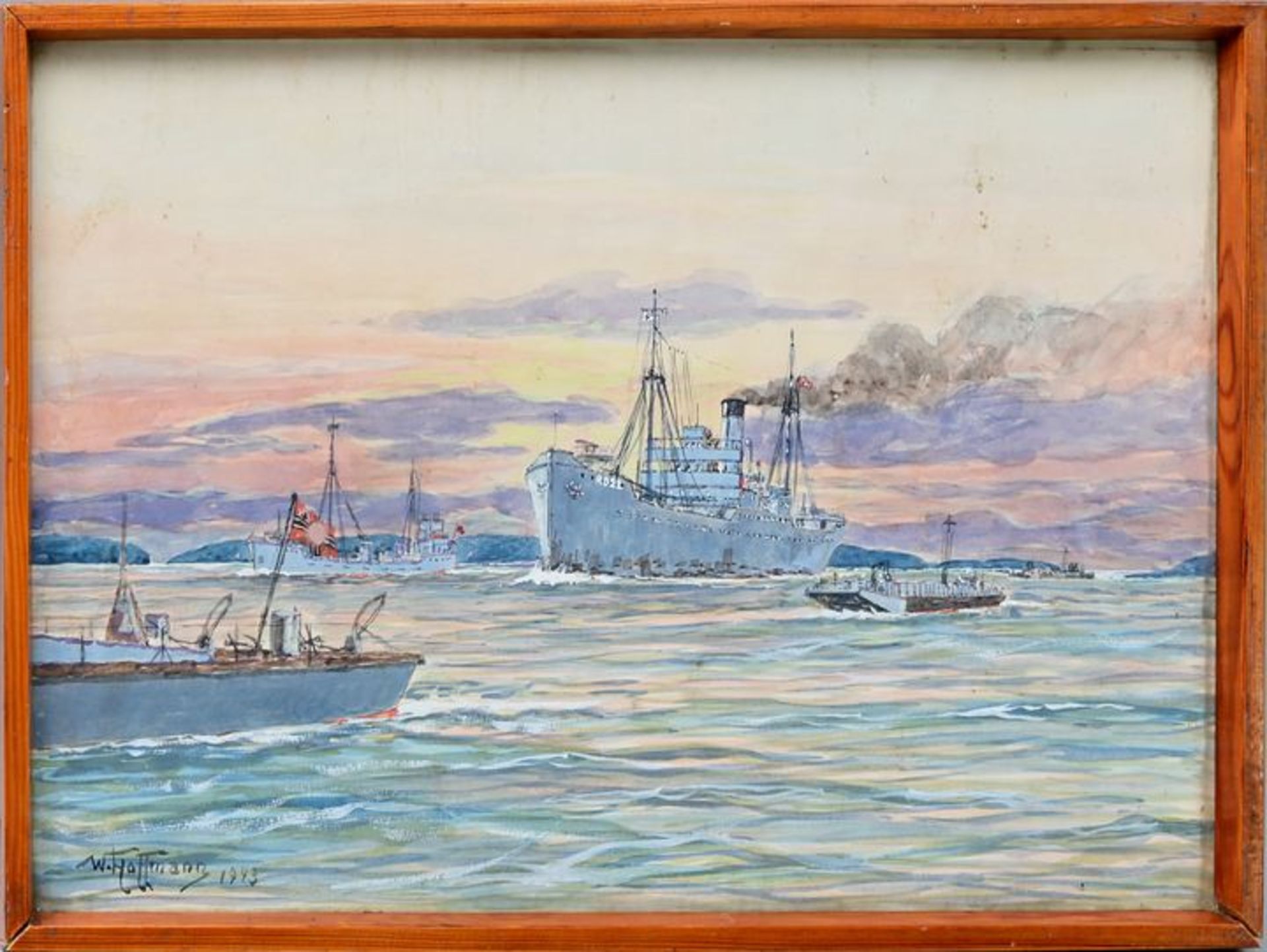 Hoffmann, Wilhelm, Schiff der Kriegsmarine / warship