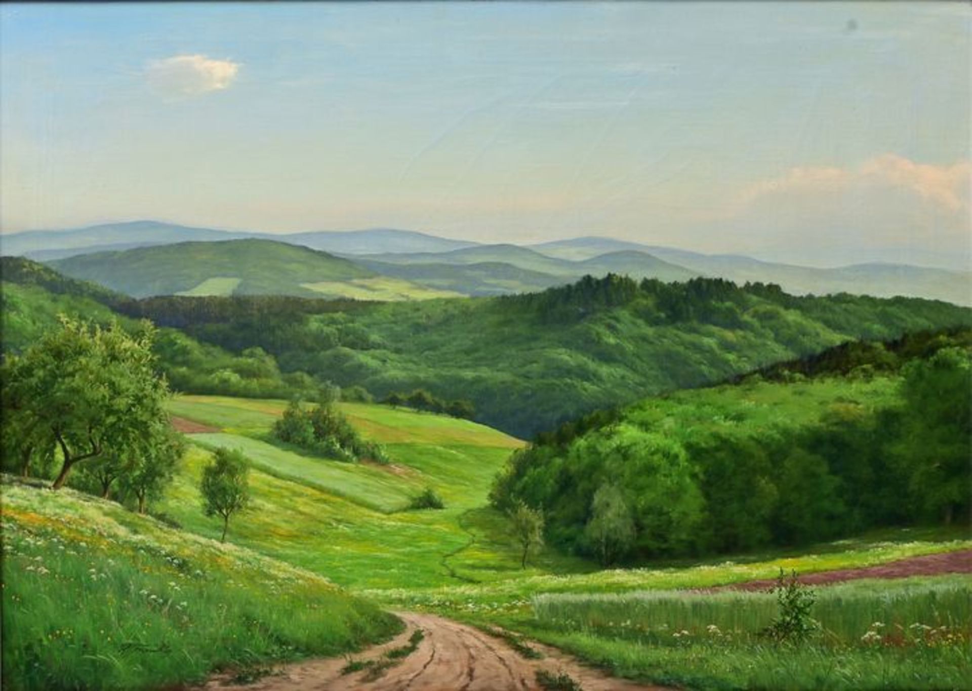 Frühlingslandschaft / Spring time landscape