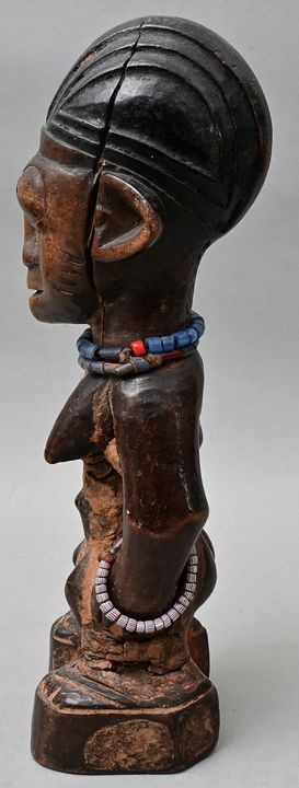 Weibliche Statuette Yoruba/ Yoruba statuette - Image 2 of 5