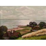 Hoffmann, Boddenlandschaft / Hoffmann, sea coastal landscape, painting