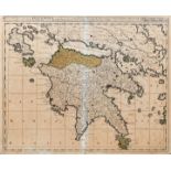Karte Griechenland - Peloponnes / Map