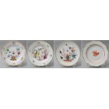 Vier Teller, Meissen / Four different plates, Meissen