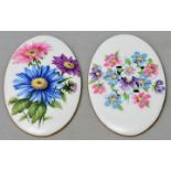 Zwei Porzellan Plaketten MPM Saxonia / Two porcelain plaques, MPM Saxonia