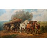 Melville, Pferdegespann / Melville, Horse cart