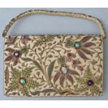 Abendtasche mit Schmucksteinen / Cluth with gemstones