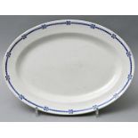 Steingut-Platte V & B/ creamware plate V & B