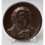 Plakette Franz Schubert, Meissen / Franz Schubert plaque, Meissen
