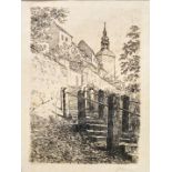 Ulbricht, Radierung / Ulbricht, Etching