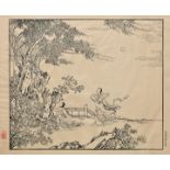 Unbekannter Holzschnitt-Künstler Meiji, HS, Tänzerin / Woodcut