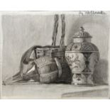 Wollanke Elly/ Wollanke charcoal drawing