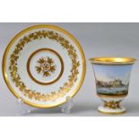 Ansichtentasse Meissen/ cup with saucer