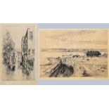 zwe Radierungen/ two etchings