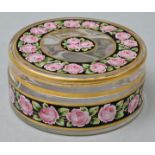 Runde Deckeldose / Round lidded box