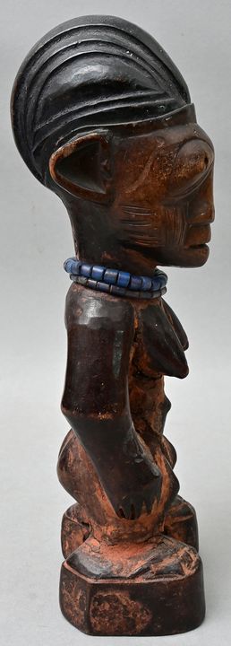 Weibliche Statuette Yoruba/ Yoruba statuette - Image 3 of 5