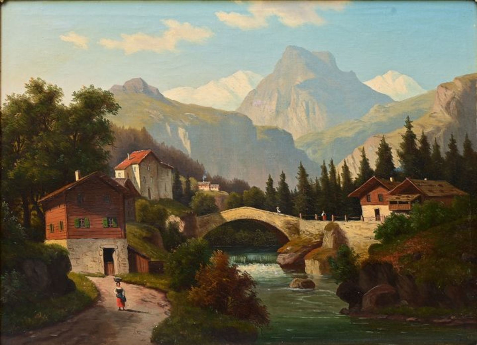 Lotz, Alpenszene / Lotz, Alpine scenery