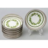 Sechs Keramikuntersetzer / Six ceramic coasters
