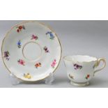 Kaffeetassen mit UTA, Meissen / coffe cup with saucer, Meissen