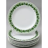 Sechs Abendbrotteller, Meissen / Six plates, Meissen