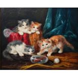 Brunel De Neuville, Arthur Alfred, Katzen / Cats