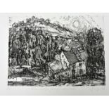 Springer, Reinhard, Radierung / Springer, etching