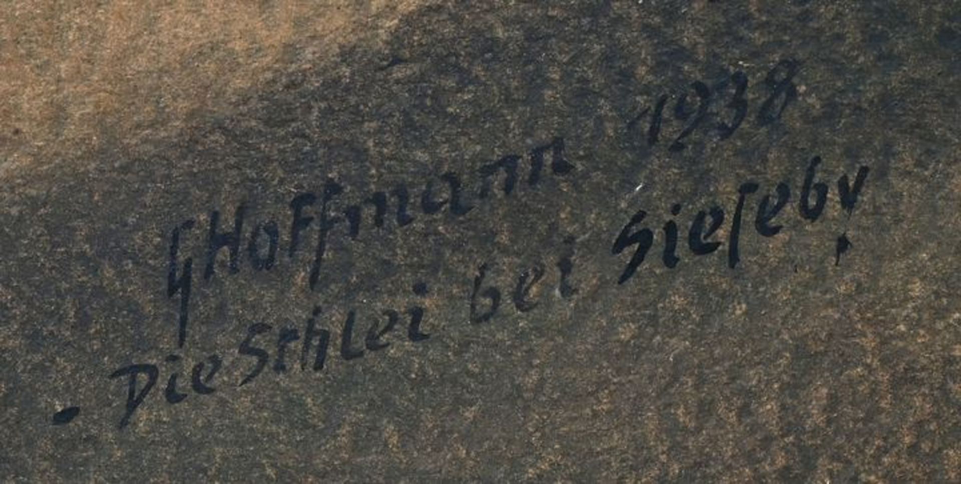Hoffmann, G., Die Schlei bei Sieseby / landscape - Image 3 of 7