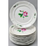 Teller Rote Rose/ plates