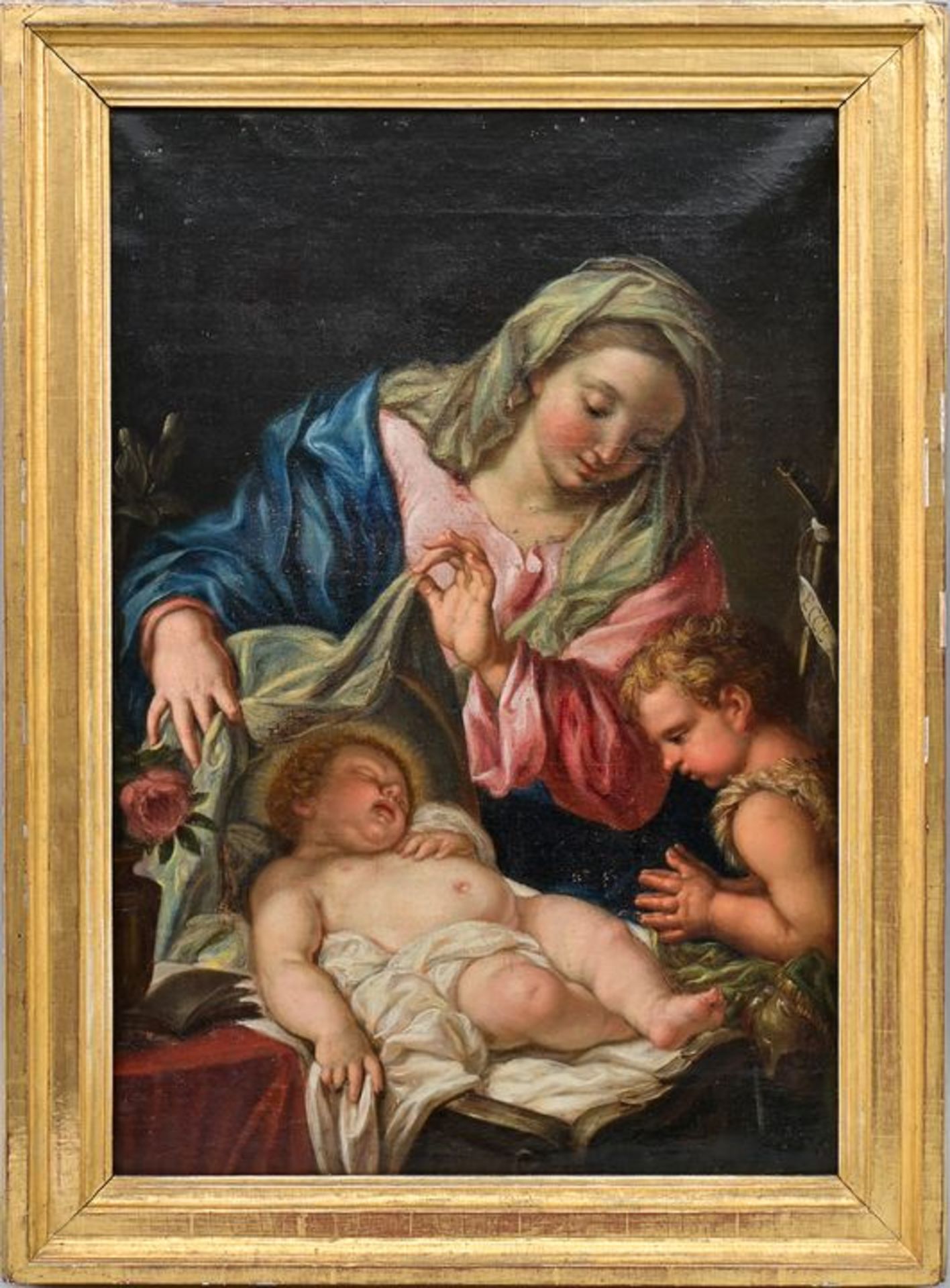 Trevisani, Francesco, nach, Maria mit Kind / Maria with child - Bild 2 aus 3