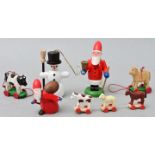 Konvolut Weihnachtsfiguren / Set of different christmas figure