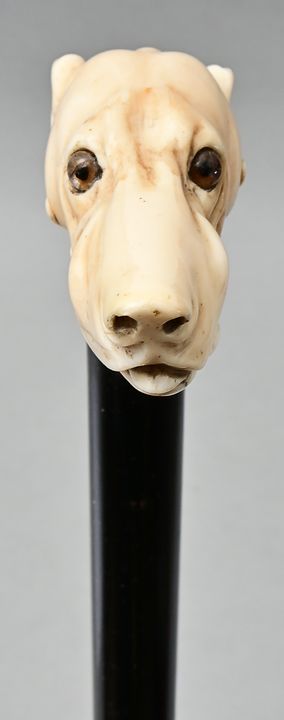 Spazierstock mit Elfenbeinknauf / Cane with ivory knob - Image 6 of 7