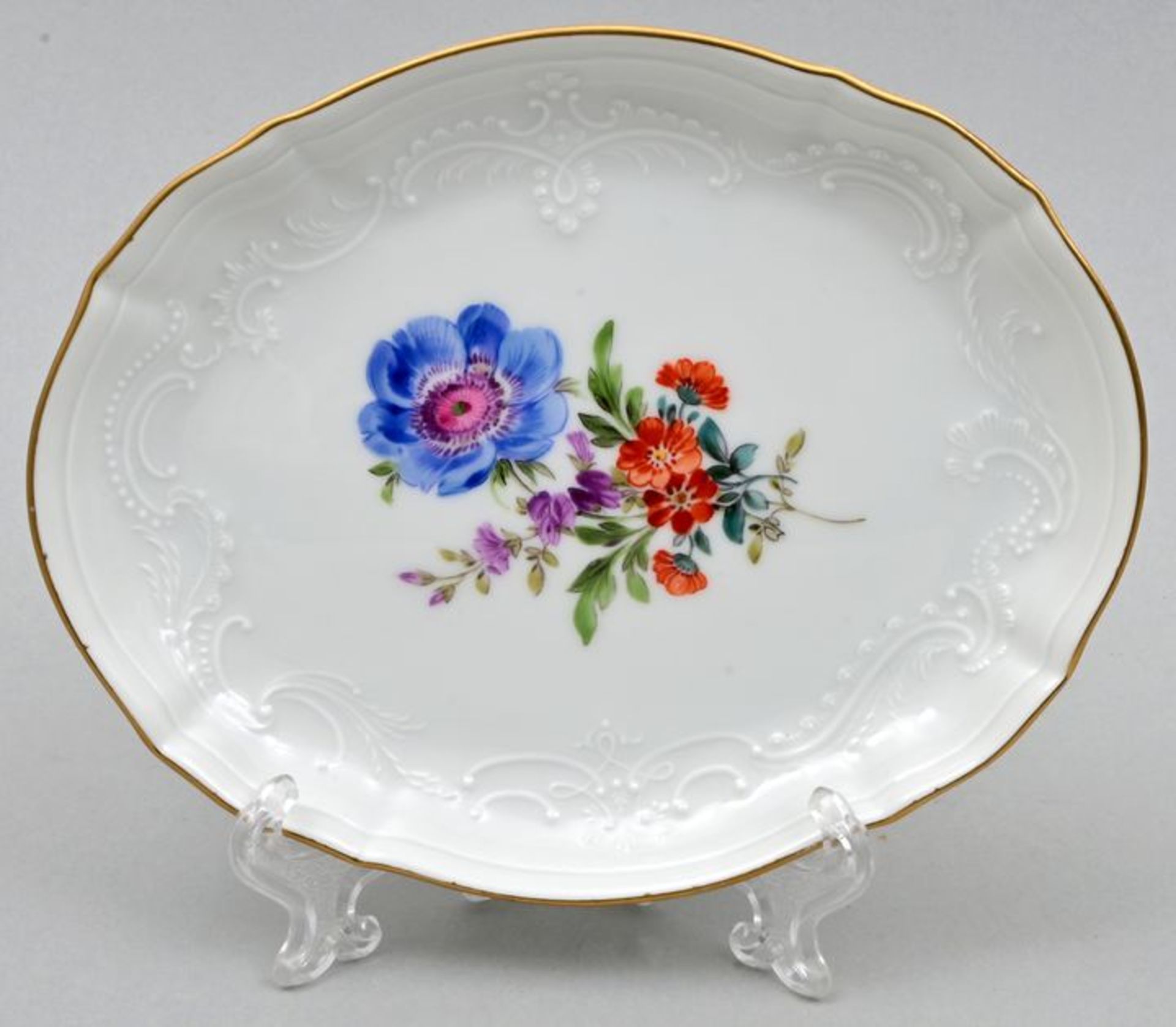 kl. ovale Schale, Meissen / Small bowl, Meissen