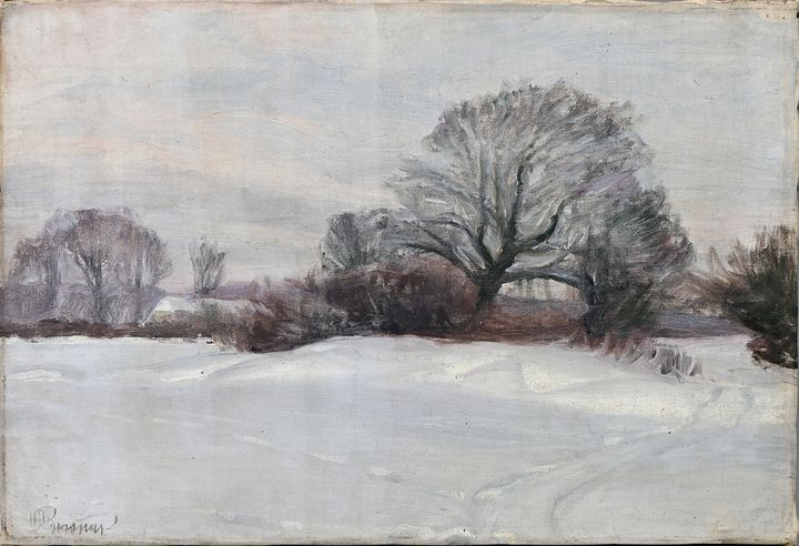 Braun (?), Winterszene / Braun (?), Winterscene