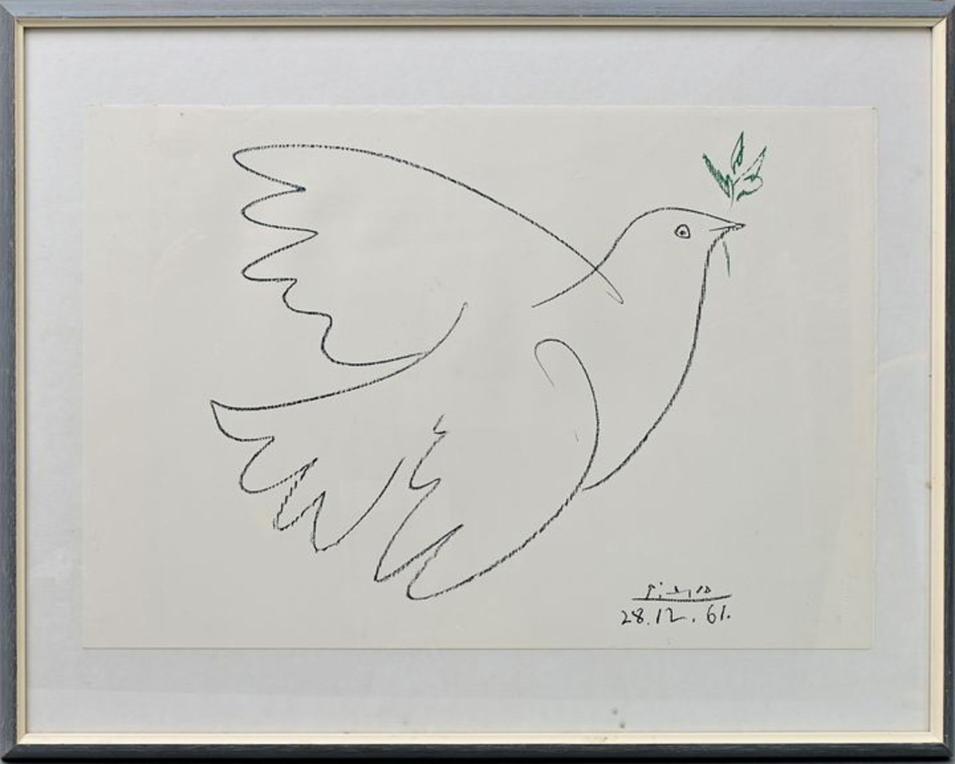 Picasso, Friedenstaube / Picasso, Dove of peace - Image 3 of 3