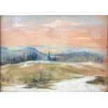 Pastell, Erzg. Sturm-Lindner / Pastel, mountains