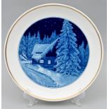 Weihnachtsteller Meissen/ wall plate