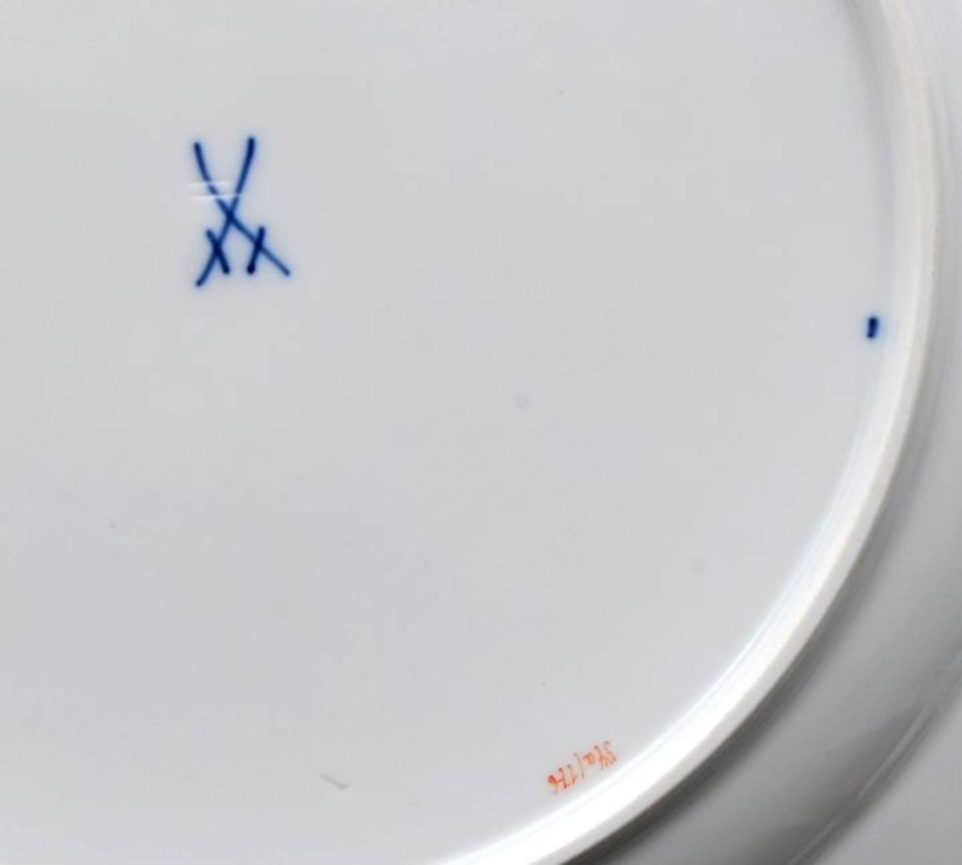 Sechs Speiseteller, Meissen / Six dinner plates, Meissen - Bild 2 aus 3