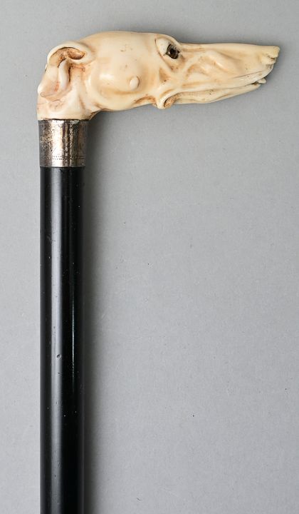 Spazierstock mit Elfenbeinknauf / Cane with ivory knob - Image 4 of 7