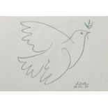 Picasso, Friedenstaube / Picasso, Dove of peace
