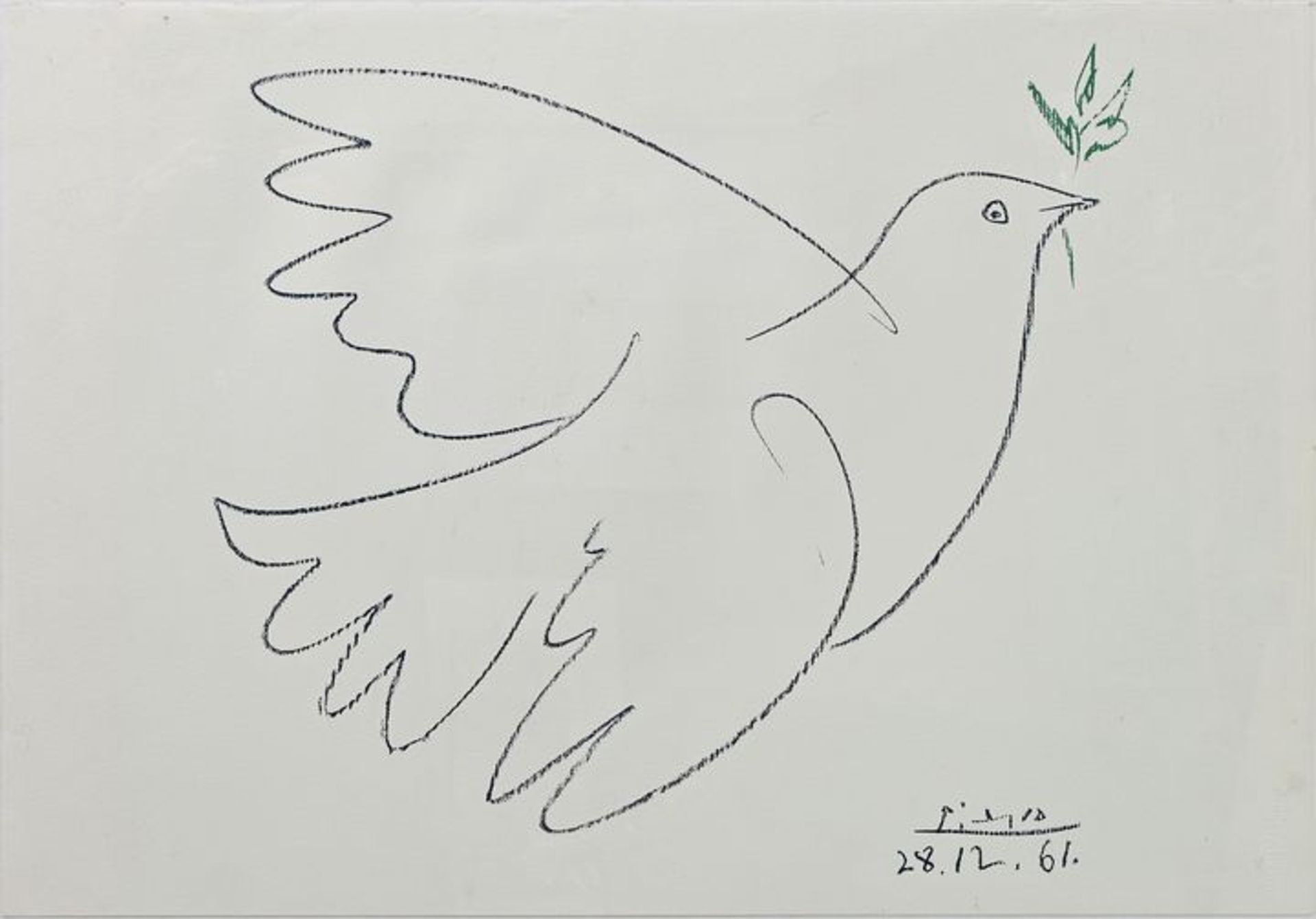 Picasso, Friedenstaube / Picasso, Dove of peace