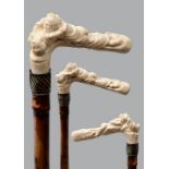 Spazierstock mit Beinknauf / cane with bone knob